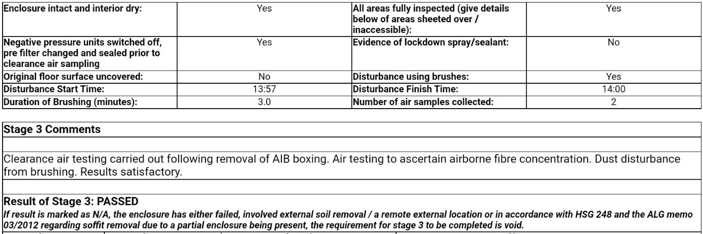 Stage 3 Q&A documentation