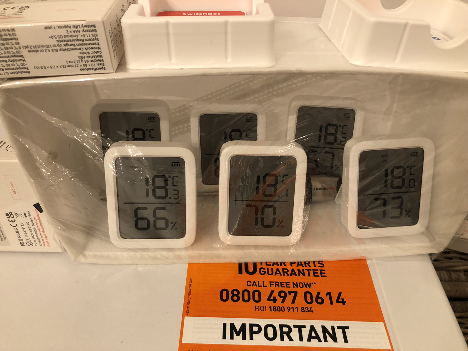 SwitchBot calibration testing